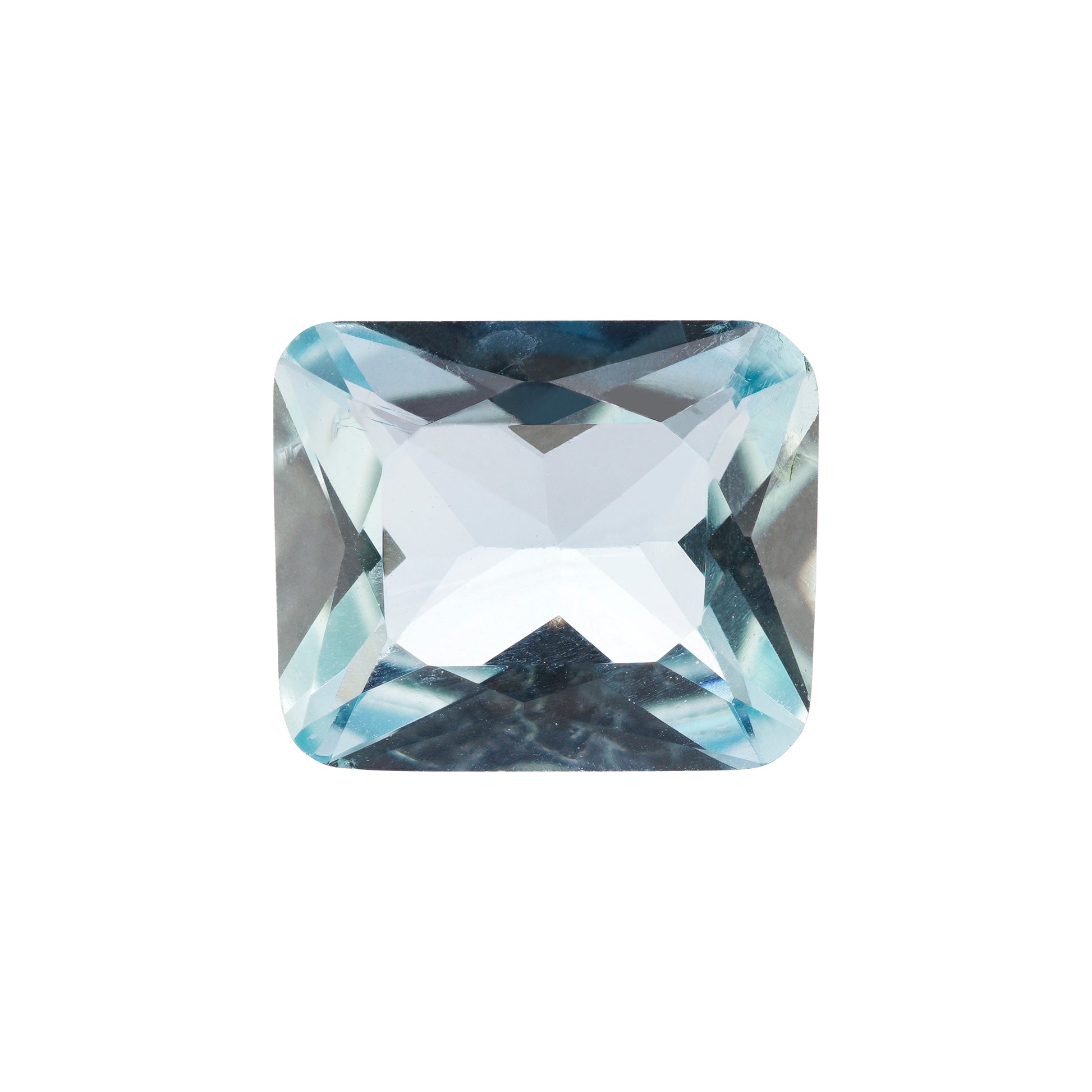 Aquamarin, Blau, Kissen, 1,26 ct.