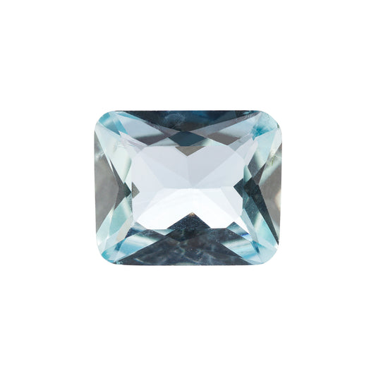 Aquamarin, Blau, Kissen, 1,26 ct.
