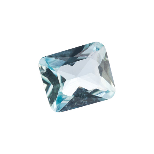 Aquamarin, Blau, Kissen, 1,26 ct.