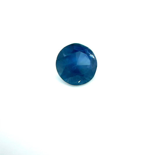 Saphir, Blau, Rund, 0,49 ct.