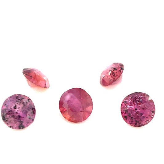 Rubin, rot, rund, AA, 0.01 ct, 1,0-1,5 mm