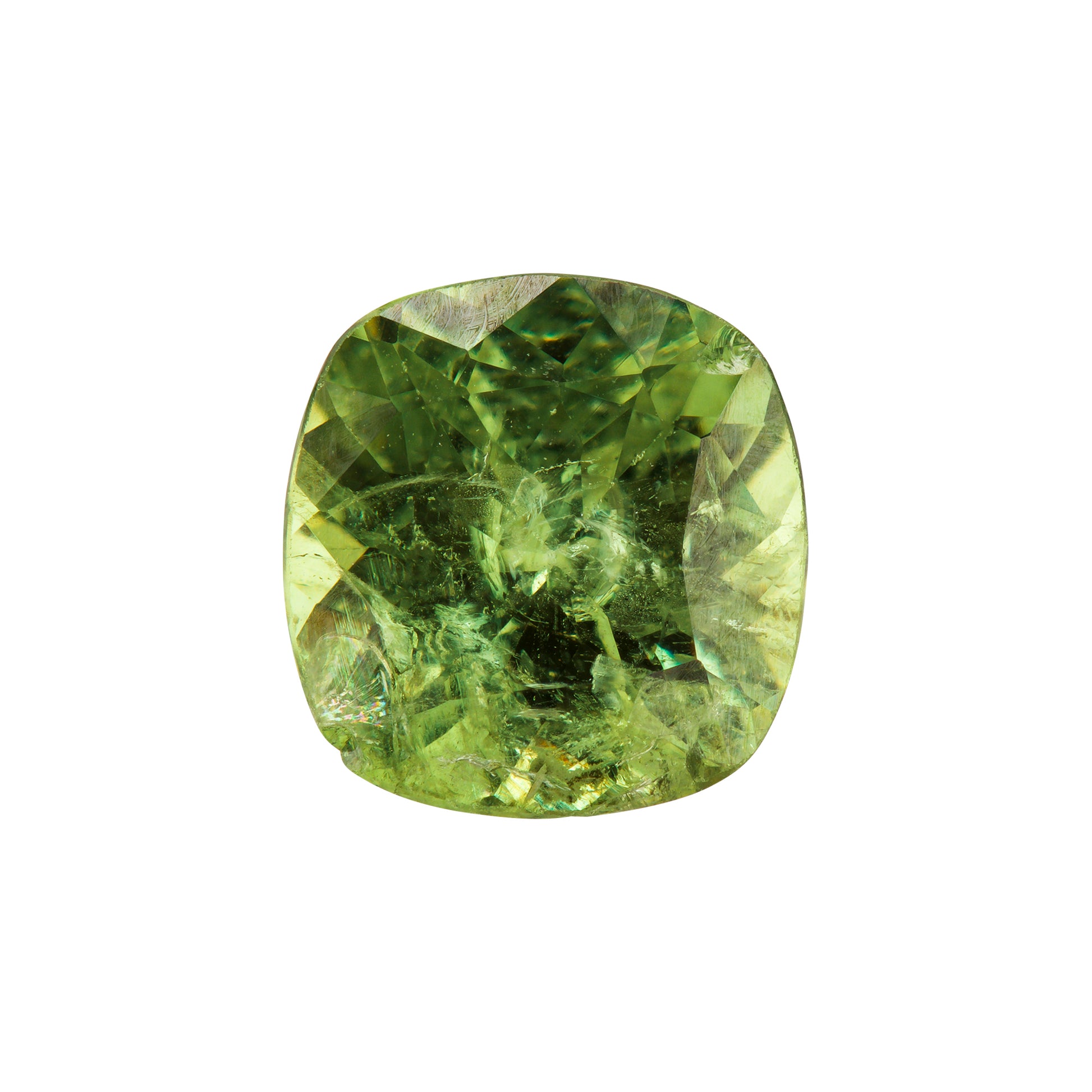 Demantoid, Grün, Kissen, 1,01 ct.