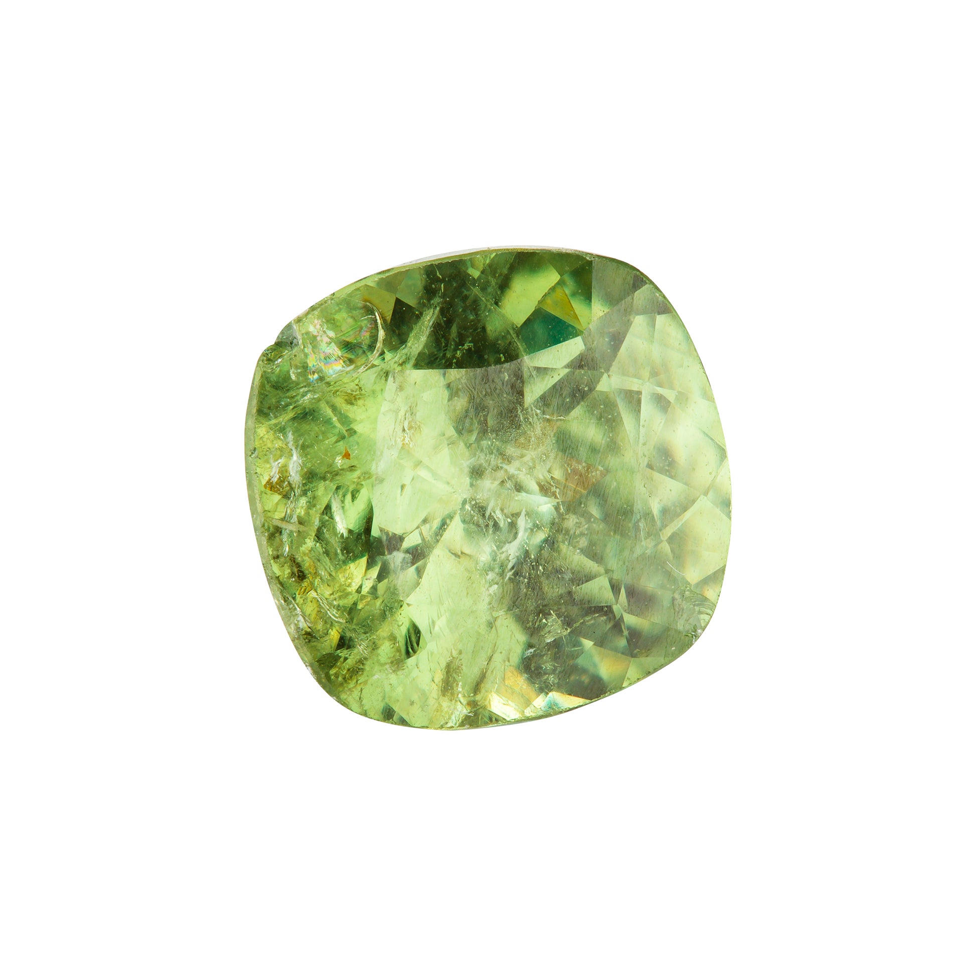 Demantoid, Grün, Kissen, 1,01 ct.