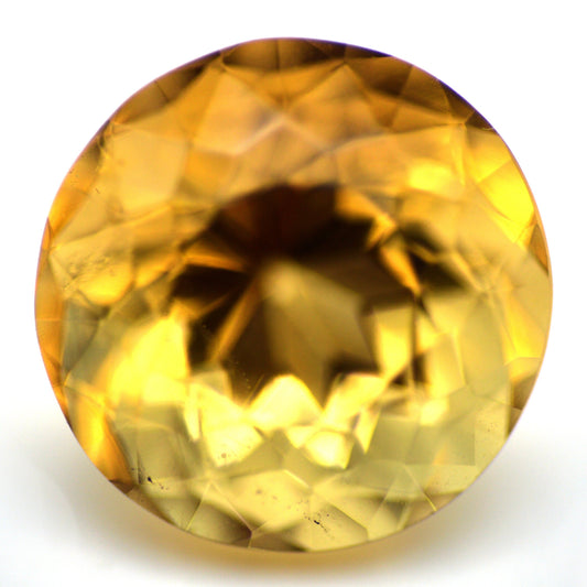 Citrin, Gelb, Rund, 16,65 ct.