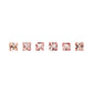 Malaya Granat, Rosa, Carree, 0,28 ct., 3,2x3,2x2,4 mm